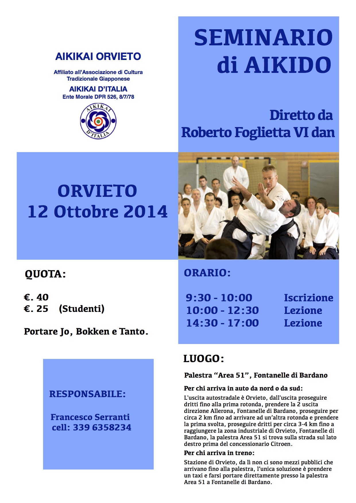 Seminario Foglietta a Orvieto 12/10/2014